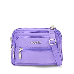 baggallini Women's Triple Zip Bagg Small Crossbody Bag